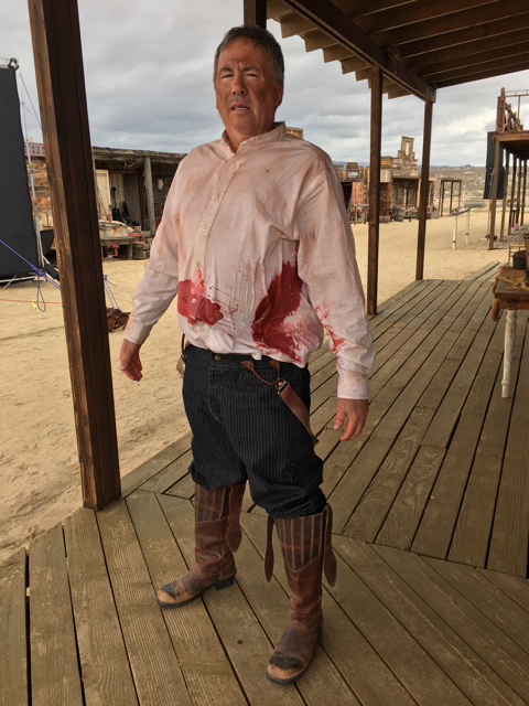 Grant Price - On the set of Siren